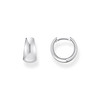 Boucles d'oreilles argent gris - vue V1