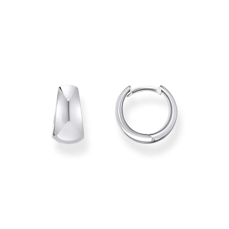 Boucles d'oreilles argent gris - vue 1