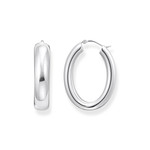 Boucles d'oreilles argent gris - vue 1