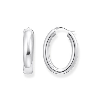 Grijze zilveren oorbellen