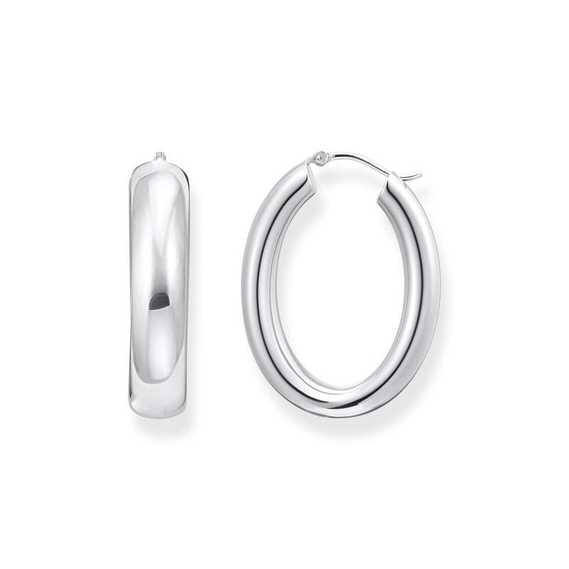 Boucles d'oreilles argent gris - vue 1