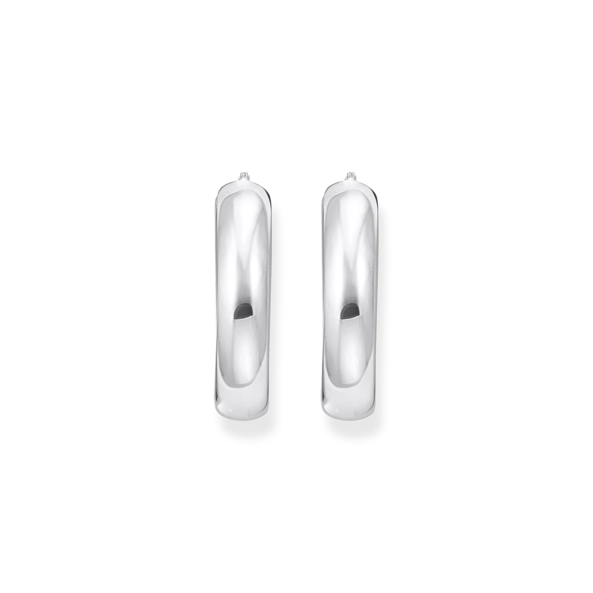 Boucles d'oreilles argent gris - vue 2