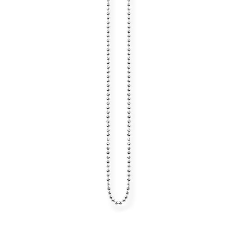 Collier argent gris - vue 1