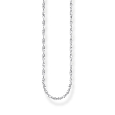 Collier argent gris