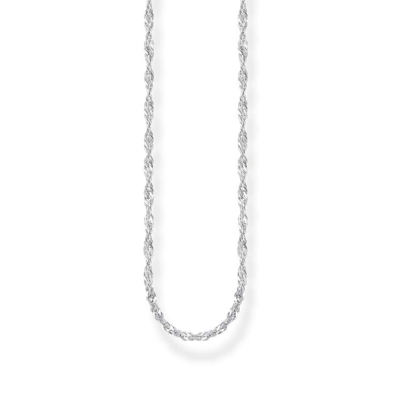 Collier argent gris - vue 1