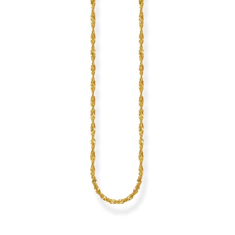 Collier THOMAS SABO argent plaqué or - vue 1