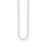 Grijze zilveren ketting - afbeelding 1