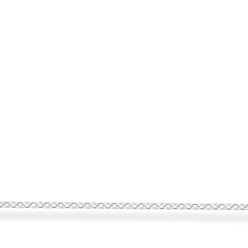 Collier argent gris - vue D1