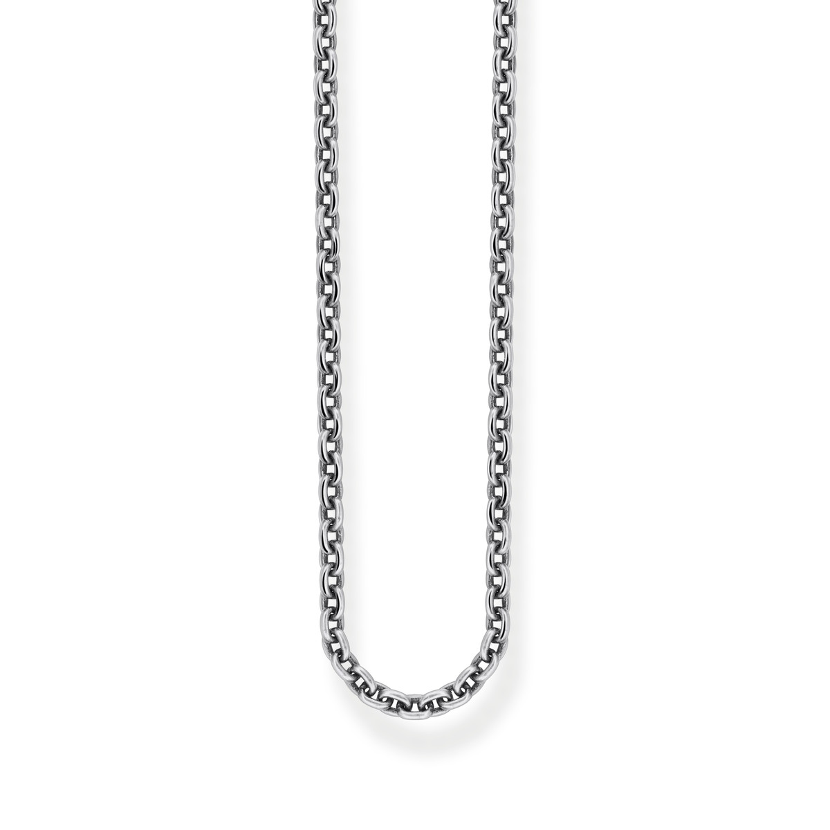 Collier argent gris