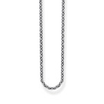 Collier argent gris - vue 1