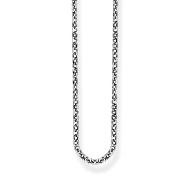Collier argent gris - vue 1