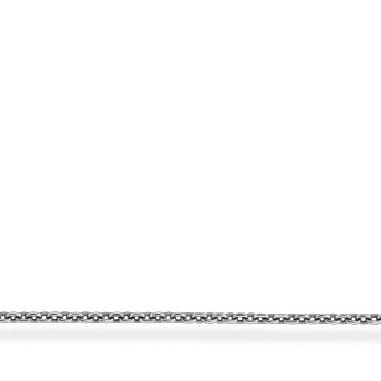 Grijze zilveren ketting