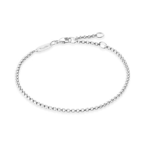 Grey silver bracelet