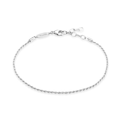 Grey silver bracelet