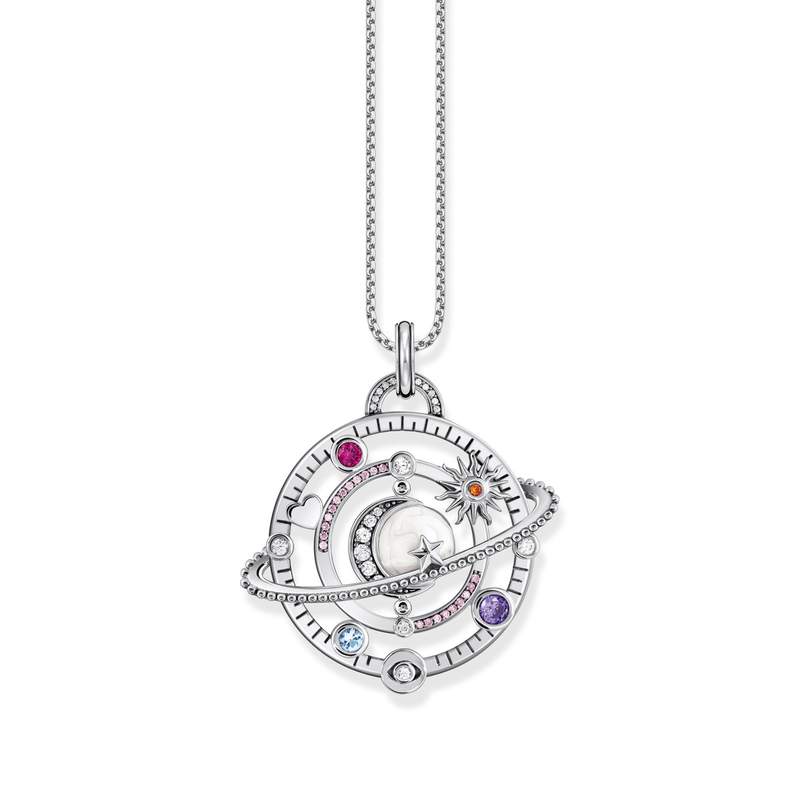 Pendentif argent gris - vue 1