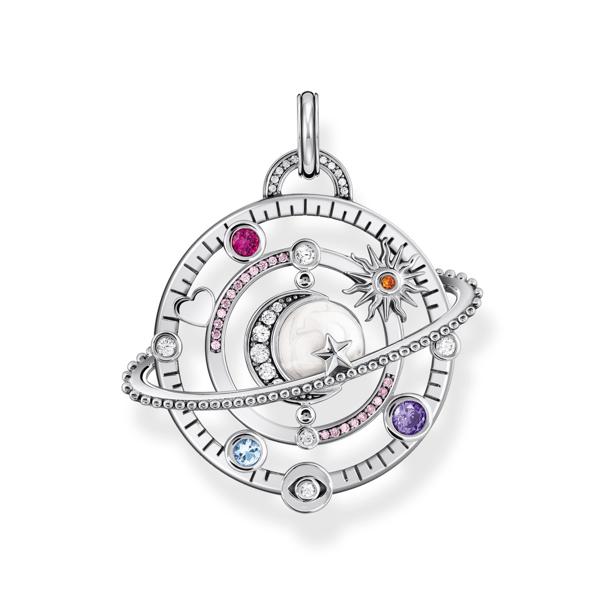 Pendentif argent gris - vue 4