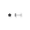 Boucles d'oreilles argent gris - vue V1