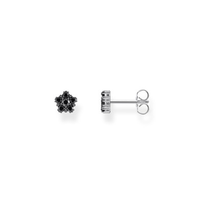 Boucles d'oreilles argent gris