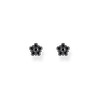 Boucles d'oreilles argent gris - vue V2