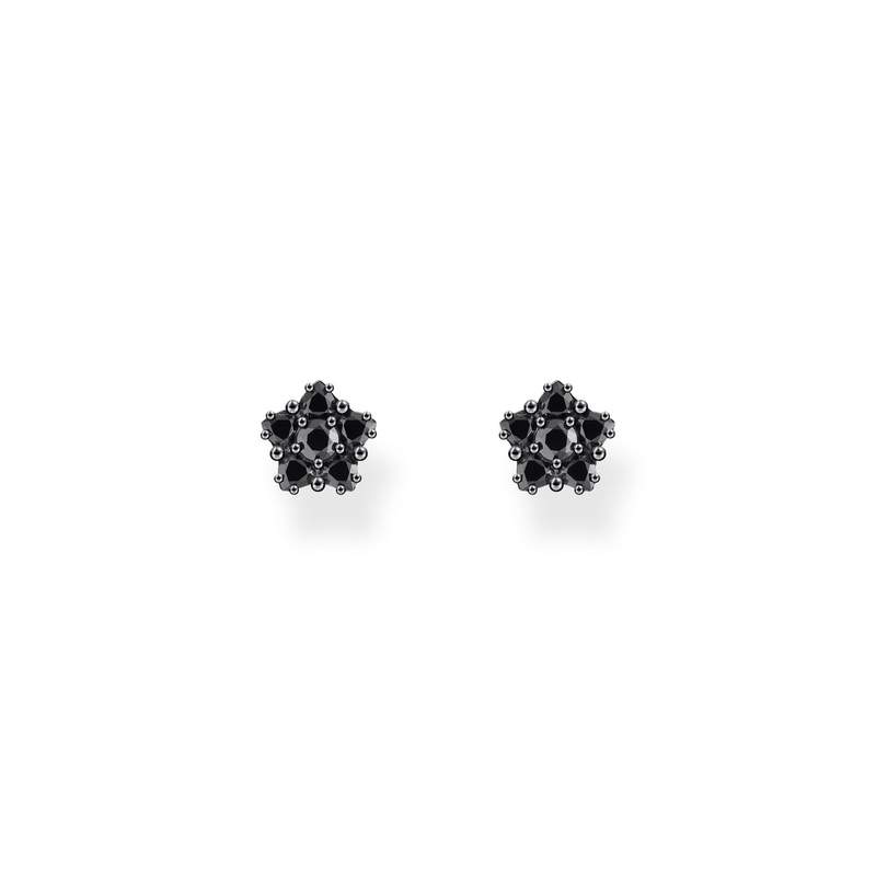 Boucles d'oreilles argent gris - vue 2
