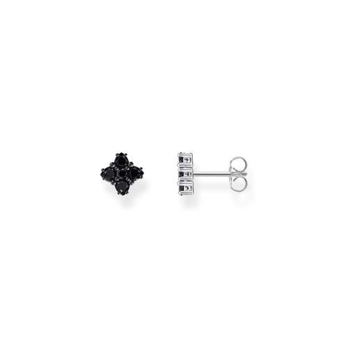 Boucles d'oreilles argent gris