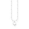 Collier argent gris - vue V1