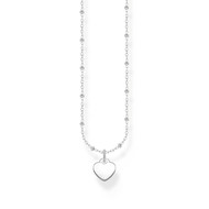 Collier argent gris