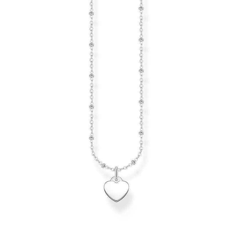 Collier argent gris - vue 1