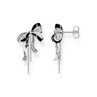 Boucles d'oreilles argent gris