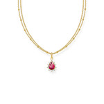 Collier argent gris - vue 1