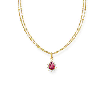 Grijze zilveren ketting