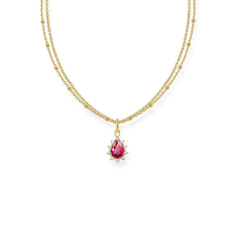 Collier argent gris - vue 1