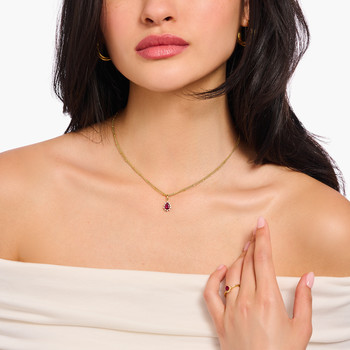 Grijze zilveren ketting