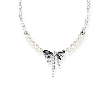 Grijze zilveren ketting