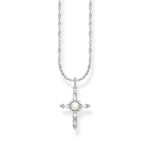 Collier argent gris - vue 1