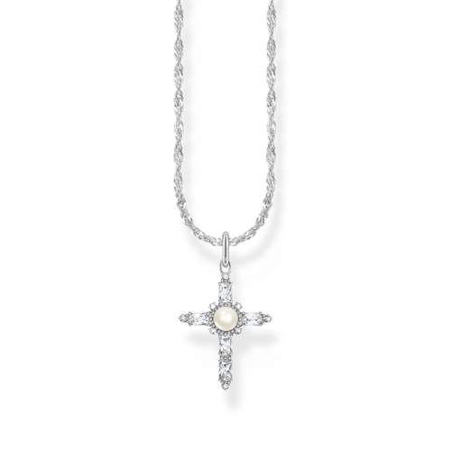 Collier argent gris