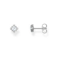 Boucles d'oreilles argent gris