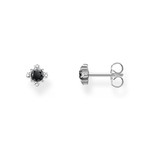 Boucles d'oreilles argent gris - vue 1