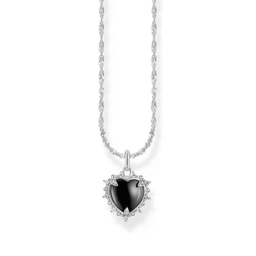 Grijze zilveren ketting