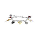 Grijze zilveren armband - afbeelding 1