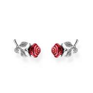 Boucles d'oreilles argent gris