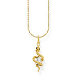 Collier THOMAS SABO argent plaqué or avec pendentif serpent Tempting Romance - vue 1
