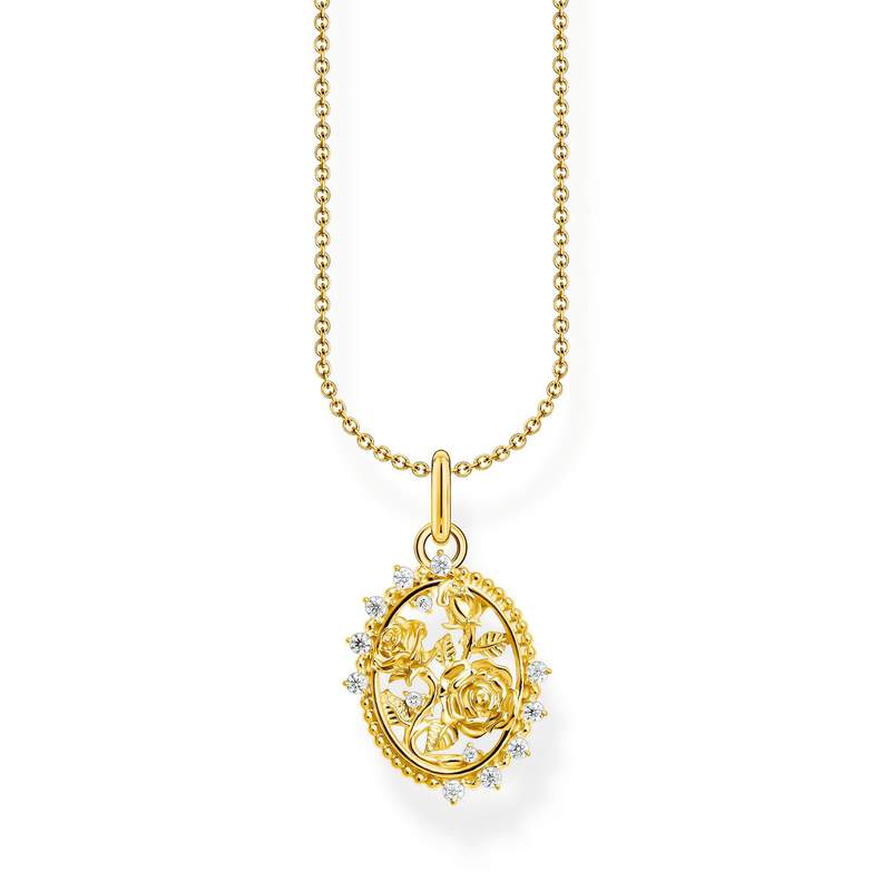 Collier THOMAS SABO argent plaqué or - vue 1