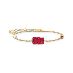 Bracelet argent doré jaune - vue 1