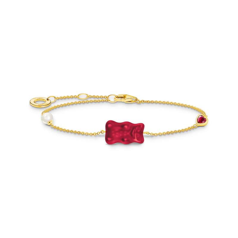 Bracelet argent doré jaune - vue 1