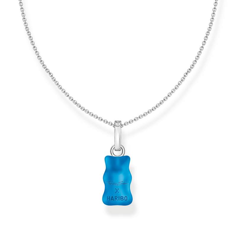 Collier argent gris 45cm - vue 2