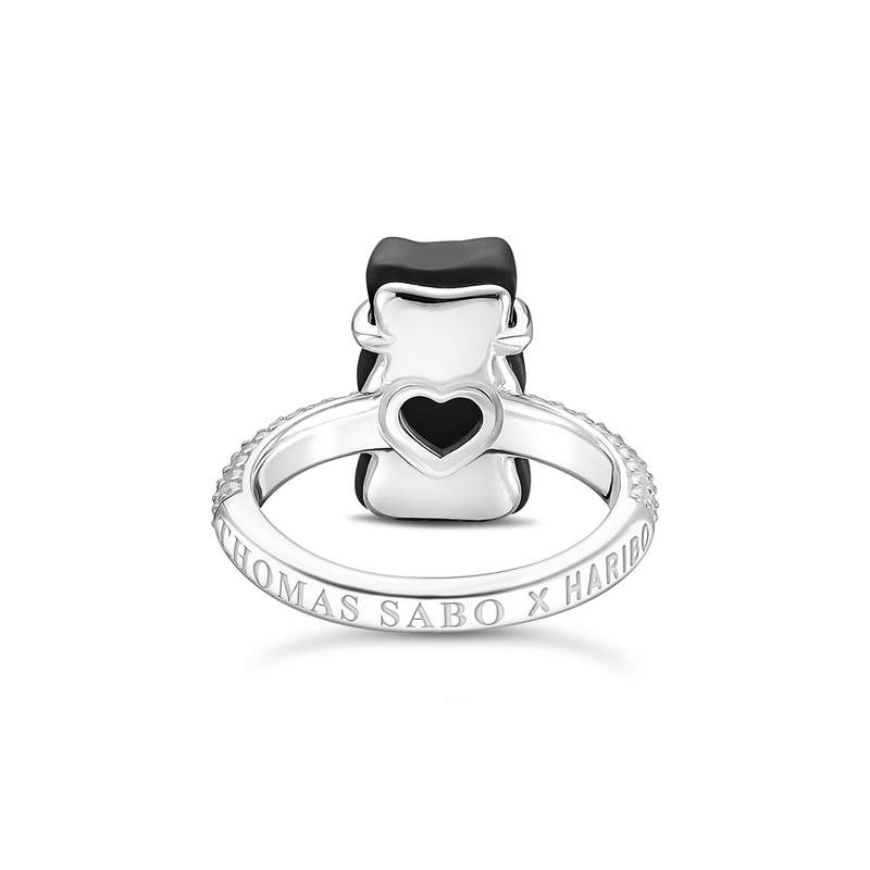 Bague argent gris - vue 3