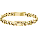 BOSS Kassy embleem armband verguld staal lengte 19 cm - bekijk 3