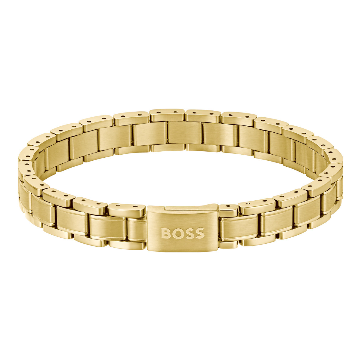 Bracelet BOSS Metal links essentials acier doré longueur 19 cm