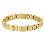 Bracelet BOSS Metal links essentials acier doré longueur 19 cm - vue 1